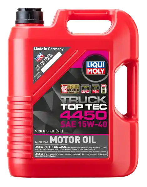 LIQUI MOLY 5L Top Tec Truck 4450 Motor Oil SAE 15W40