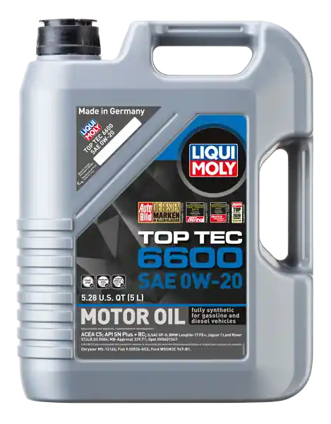 LIQUI MOLY 5L Top Tec 6600 Motor Oil SAE 0W20