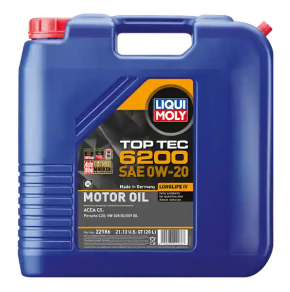 LIQUI MOLY 20L Top Tec 6200 Motor Oil SAE 0W20