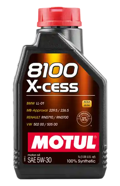 Motul Synthetic Engine Oil 8100 5W30 X-CESS 1L