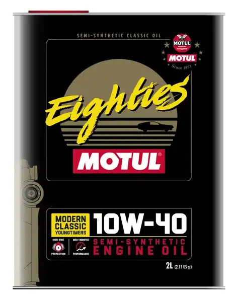 Motul 10W40 Classic Eighties Oil - 10x2L