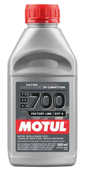 Motul 1/2L Brake Fluid RBF 700 - Racing DOT 4