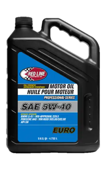 Red Line Pro-Series Euro 5W40 Motor Oil - 5 Quart