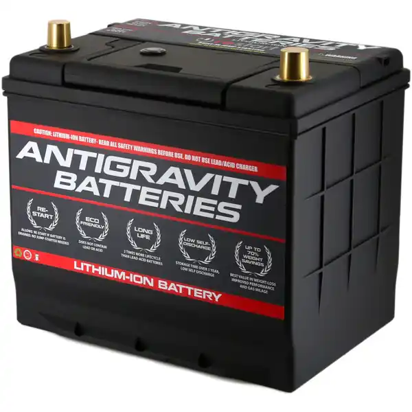 Antigravity Group 24 Lithium Car Battery w/Re-Start 60Ah LH/ Terminal
