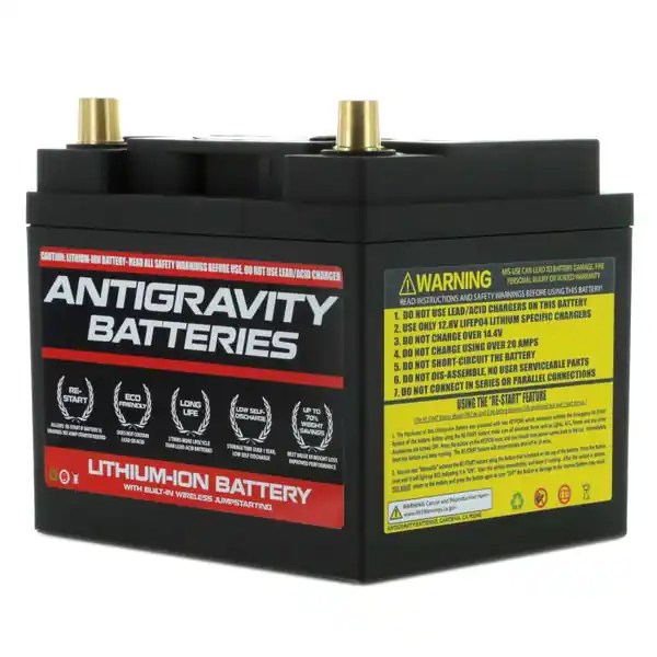 Antigravity Group 26 Lithium Car Battery w/Re-Start 20Ah