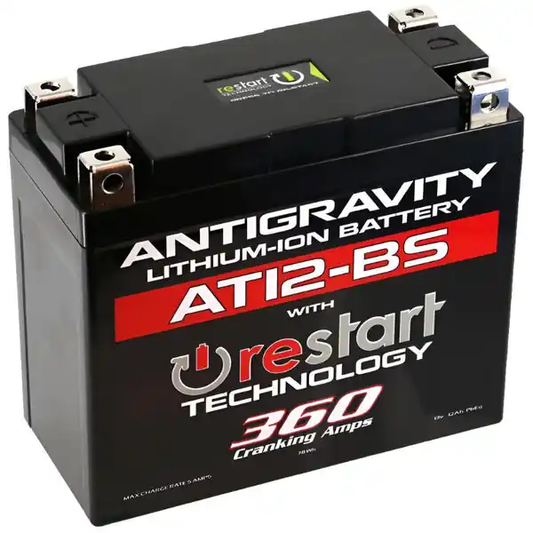 Antigravity YT12-BS Lithium Battery w/Re-Start