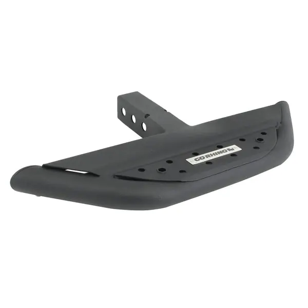 Go Rhino Dominator Xtreme Hitch Step (2in Receivers) - 18in Long - Tex. Blk