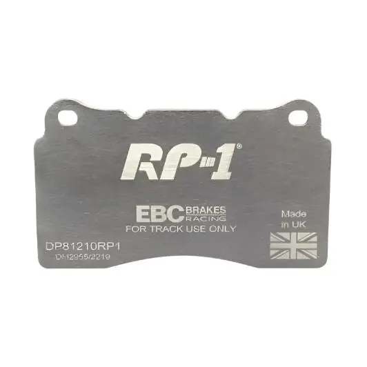 EBC Racing 2017+ Honda Civic Type-R (FK8) RP-1 Front Race Brake Pads