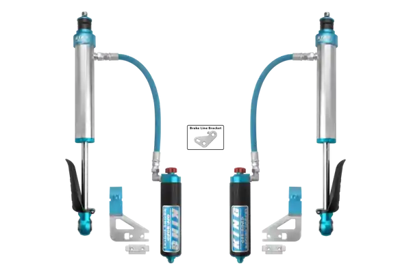 King Shocks 2022+ Toyota Tundra Rear 2.5 Dia Remote Reservoir Coilover & Adjuster (Pair)
