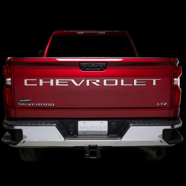 Putco 2020 Chevy Silv 2500/3500 - SS Tailgate Letters CHEVROLET - Stamped Version Chevrolet Letters