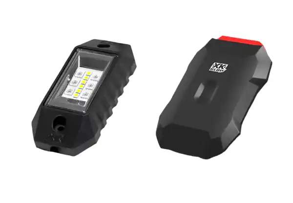 XK Glow RGBW Addressable LED Rock Light Kits Standard XKalpha App Controlled