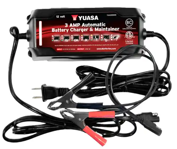 Yuasa 3 Amp Charger & Maintainer (12V)