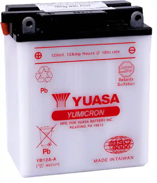 Yuasa YB12A-A Yumicron 12 Volt Battery