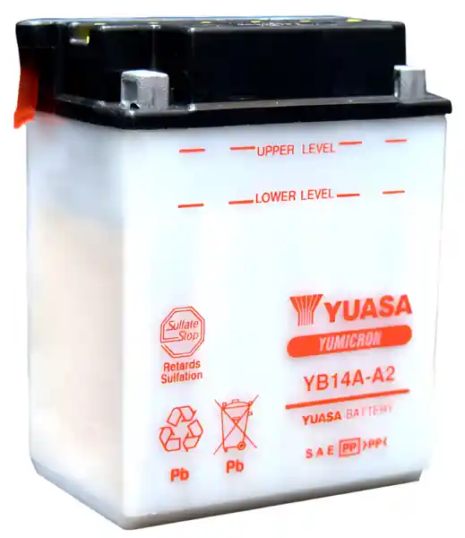 Yuasa YB14A-A2 Yumicron CX 12 Volt Battery