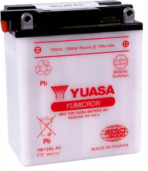 Yuasa YB12AL-A2 Yumicron 12 Volt Battery