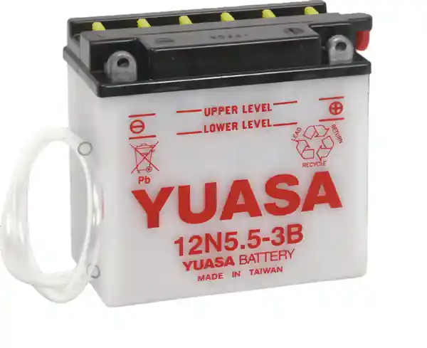 Yuasa 12N5.5-3B Conventional 12 Volt Battery