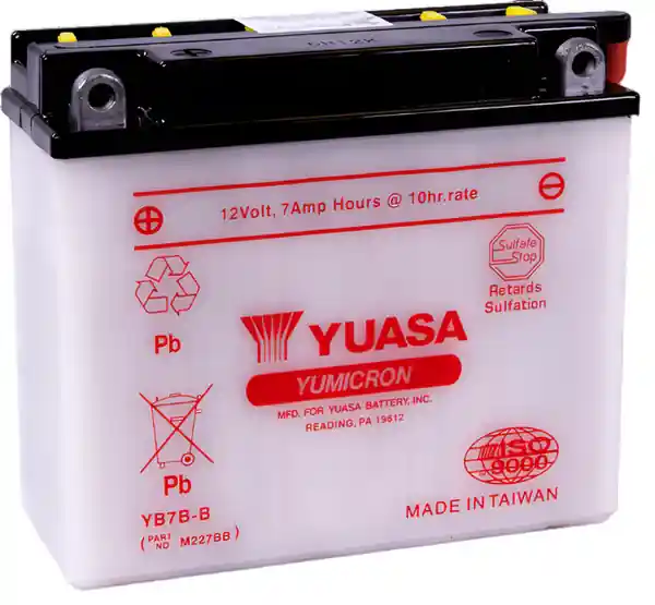 Yuasa YB7B-B Yumicron 12 Volt Battery