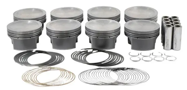 Mahle MS Piston Set SBF 284cid 3.572in Bore 3.543in Stroke 5.930in Rod .866 Pin-16cc 9.5 CR Set of 8