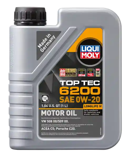 LIQUI MOLY 1L Top Tec 6200 Motor Oil SAE 0W20