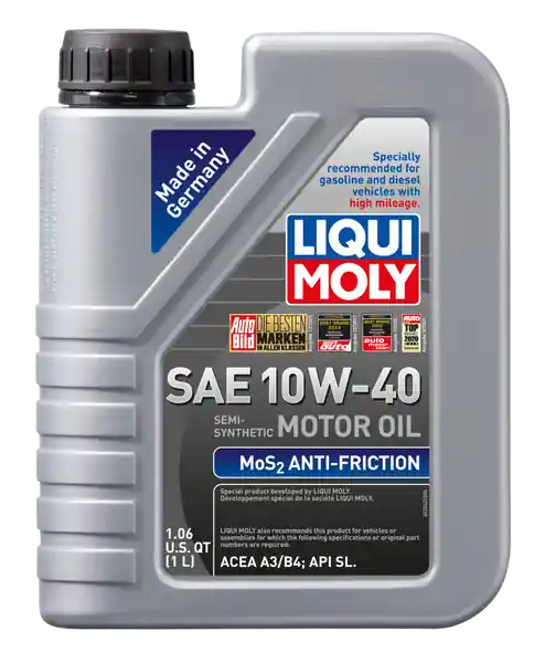 LIQUI MOLY 1L MoS2 Anti-Friction Motor Oil 10W40