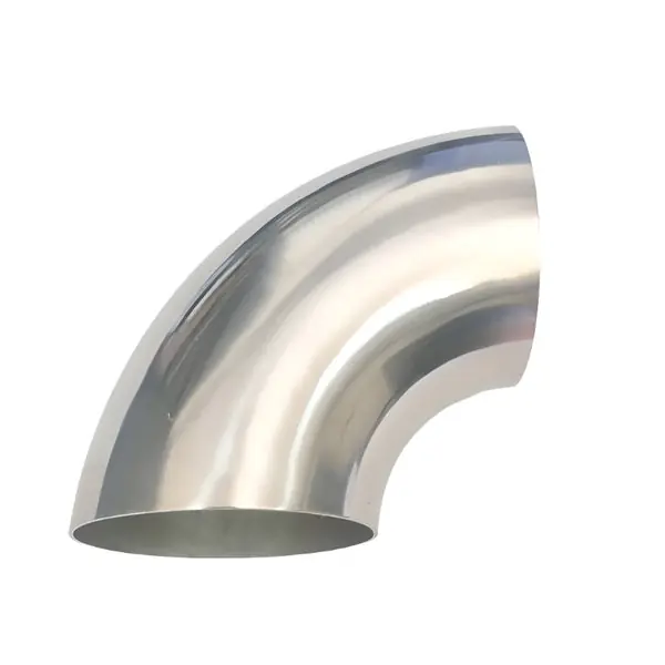 Ticon Industries 5.0in Diameter 90 1D/5in CLR 2mm /.059in Wall Thickness Titanium Elbow