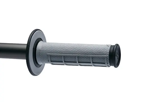 Renthal MX Dual Compound Grips 1/2 Waffle - Grey/ Black