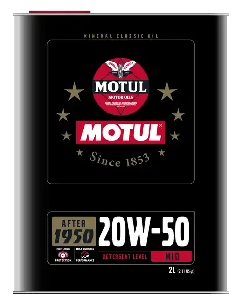 Motul 20W50 Classic Performance Oil - 10x2L