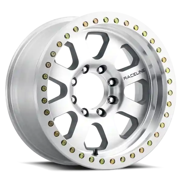 Raceline RT260M Avenger 17x9in / 8x170 BP / -12mm Offset / 130.81mm Bore - Machined Beadlock Wheel