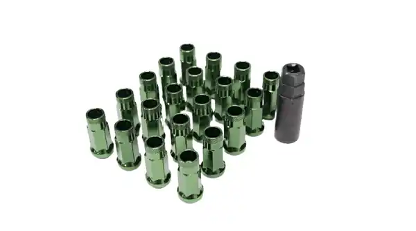 Wheel Mate 12x1.50 48mm Muteki SR48 Dark Green Open End Lug Nuts