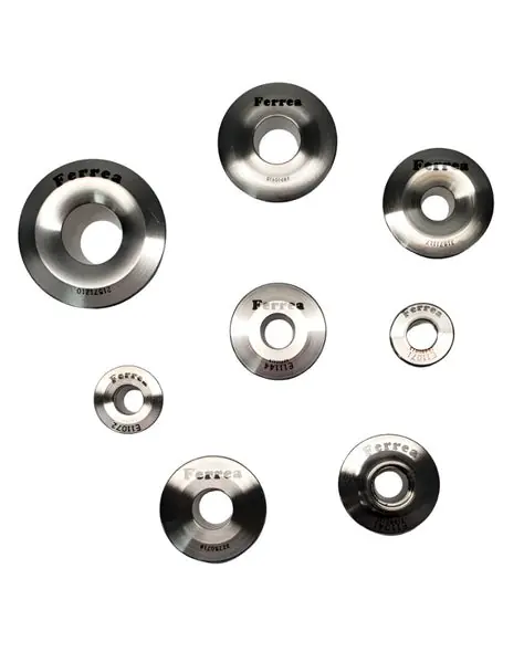 Ferrea VW VR6 2.8L 12V Double Spring 7 Deg Pro CNC Titanium Retainer - Set of 12