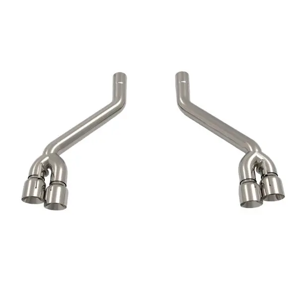 Kooks 2016 + Chevrolet Camaro SS 3in Axle Back Muffler Delete Exhaust System w/ Polished Quad Tips
