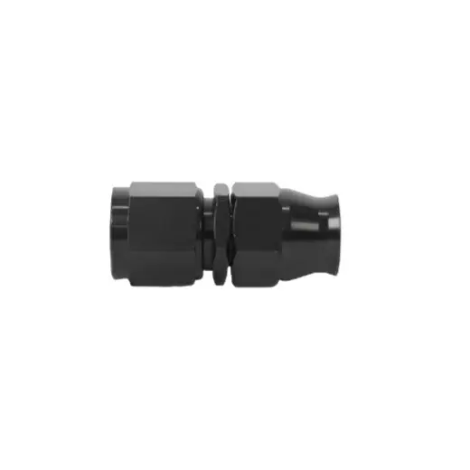 Aeromotive PTFE Hose End - AN-08 - Straight - Black Anodized