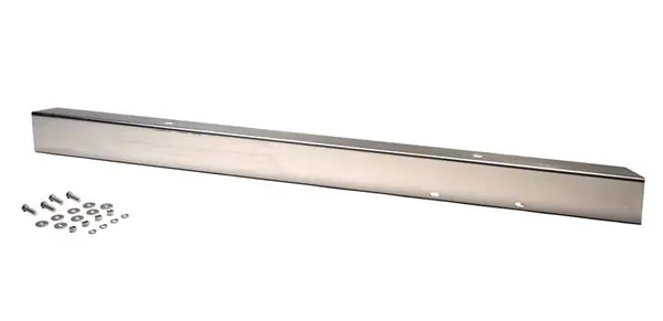 Kentrol 45-86 Jeep CJ 54 Inch Front Bumper Without holes - Polished Silver