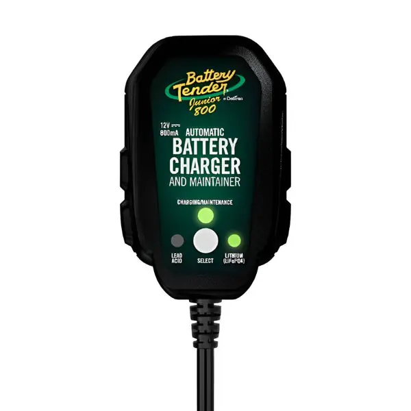 Battery Tender 12V 800mA Lead Acid and Lithium Selectable Battery Charger
