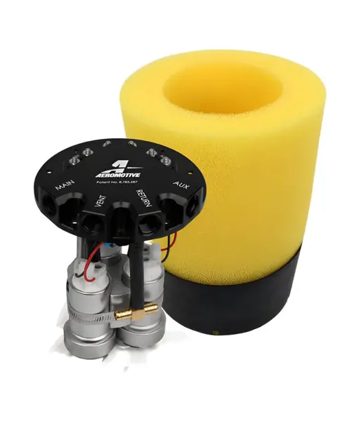 Aeromotive Fuel Pump - Phantom Trifekta Universal In-Tank - 450lph - 6-10in Depth