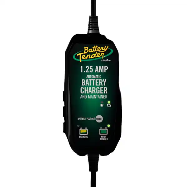 Battery Tender 6V 12V 1.25AMP Selectable Battery Charger