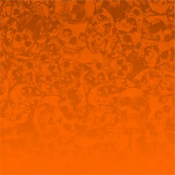 Vinyl Car Wrap Film - Skullyard (Orange)