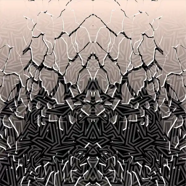 Vinyl Car Wrap Film - Shattered Illusions (Grey)
