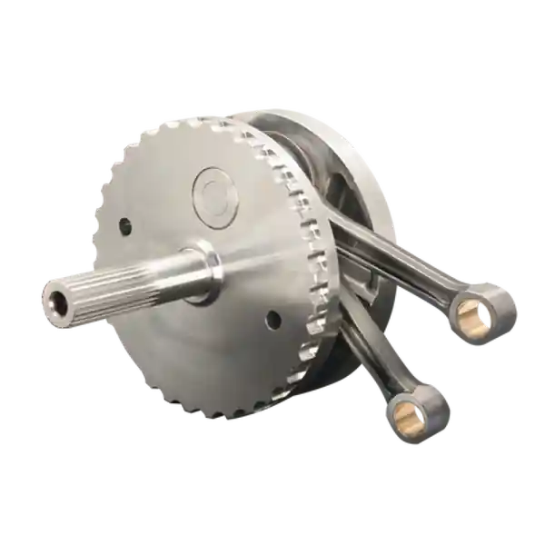 S&S Cycle 2007+ BT 4-3/8in Stroke Flywheel Assembly w/ Sprocket Shaft Bearing Race