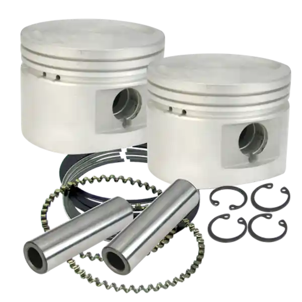 S&S Cycle 84-99 BT w/ Stock Heads Standard 80in Cast Flat-Topped Replacement Piston Kit