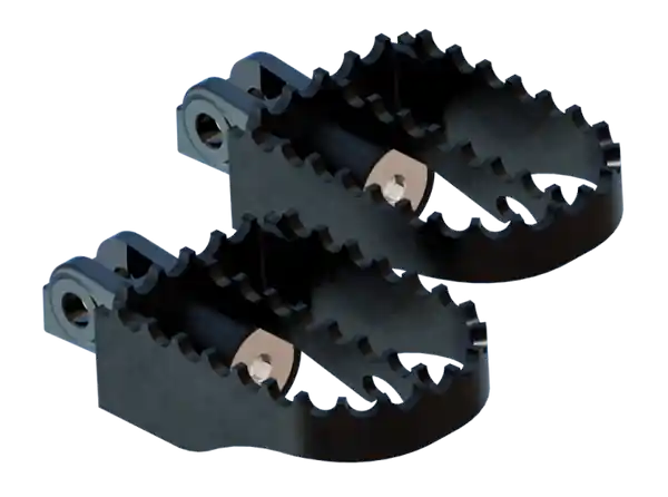 Burly Brand MX Pegs Rider - Black