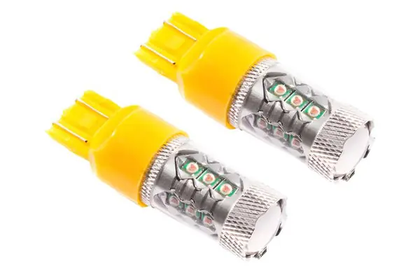 Diode Dynamics 7443 LED Bulb XP80 LED - Amber (Pair)