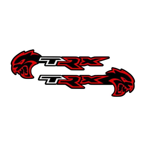 Hellcat TRX Badge / Emblem (Pair)