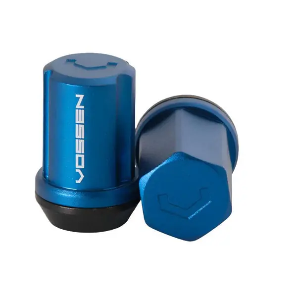 Vossen 35mm Lug Nut - 14x1.5 - 19mm Hex - Cone Seat - Blue (Set of 20)