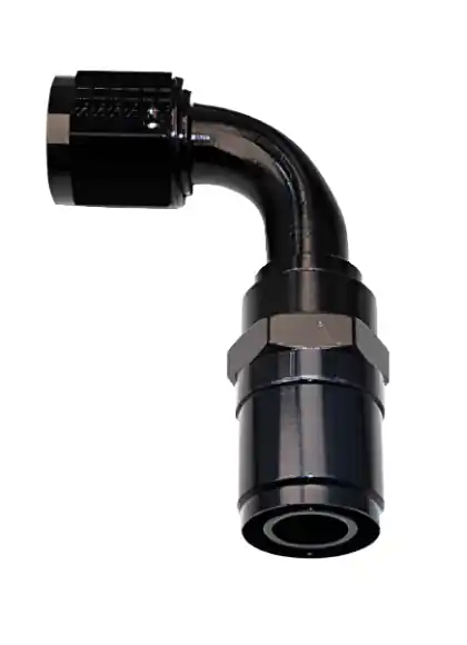 Fragola -4AN Race-Rite Crimp-On Hose End 90 Degree