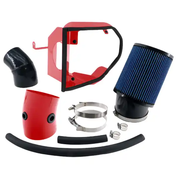 2017 2022 Dodge Hellcat 4.5" Open Box Cold Air Intake W/ Air Grabber Hood