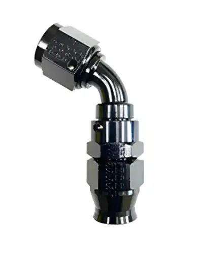 Fragola -10AN Real Street x 30 Degree Hose End Black For PTFE Hose