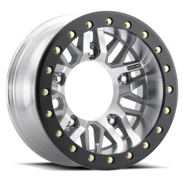 Raceline RT260M Ryno 15x7in / 5x205 BP / -45mm Offset / 160mm Bore - Machined Beadlock Wheel
