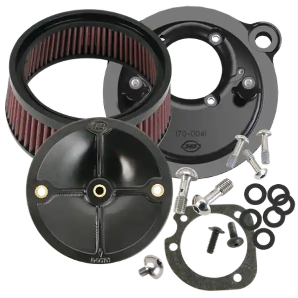 S&S Cycle 91-06 XL Sportster Models w/ Stock CV Carb Stealth Air Cleaner Kit w/o Cover