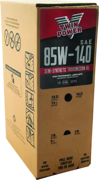 Twin Power 85W140 Semi-Synthetic Transmission Lube 6 Gallon Bag In Box